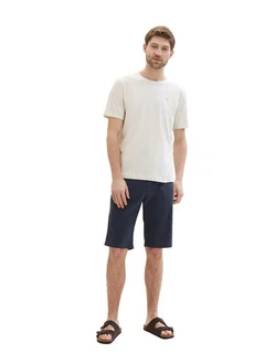 TOM TAILOR Bermudas Weiß/Creme/Dunkelblau/Hellblau/Beige/Khaki