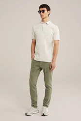 WE Fashion Poloshirt Khaki/Hellgrün