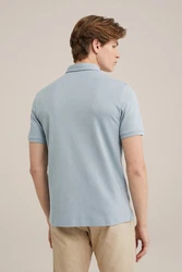 WE Fashion Poloshirt Blau/Hellblau