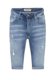 Jeanshemd Red Bridge Herren Jeans Shorts Kurze Hose Denim fetzige Stellen