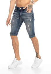 RedBridge Jeansshorts Hemd Blau/Hellblau