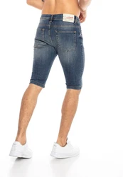 RedBridge Jeansshorts Hemd Blau/Hellblau