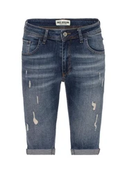Jeanshemd Red Bridge Herren Jeans Shorts Kurze Hose Denim fetzige Stellen