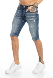RedBridge Jeansshorts Hemd Hellblau/Blau