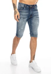 RedBridge Jeansshorts Hemd Hellblau/Blau