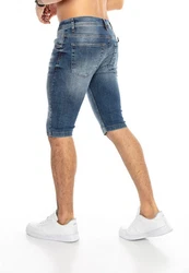 RedBridge Jeansshorts Hemd Hellblau/Blau