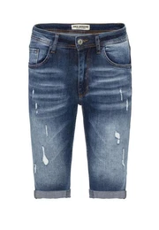 Jeanshemd Red Bridge Herren Jeans Shorts Kurze Hose Denim fetzige Stellen