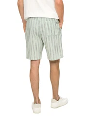 s.Oliver Bermudas Bermuda mit Tunnelzug Weiß/Creme/Hellgrün