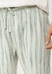 s.Oliver Bermudas Bermuda mit Tunnelzug Weiß/Creme/Hellgrün