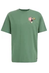 WE Fashion T-Shirt Grün/Dunkelgrün/Hellgrün