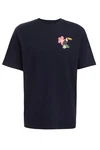 WE Fashion T-Shirt Rosa/Dunkelblau/Rot