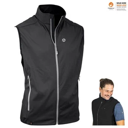 Steppjacke - Achensee XT - Herren Weste - Softshellweste, schwarz
