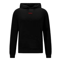 HUGO Hoodie Linked Hoodie mit Kängurutasche 