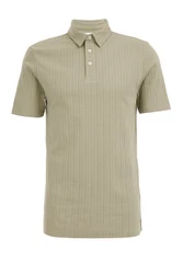 WE Fashion Poloshirt Khaki/Dunkelgrün