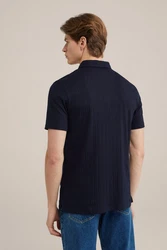 WE Fashion Poloshirt Dunkelblau