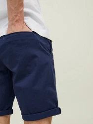 Jack & Jones Shorts JPSTBOWIE JJSHORTS SOLID SA SN Marineblau