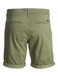 Chinoshorts Herren Shorts Mid Waist Chino Midi Bermuda Pants 7328 in Grn