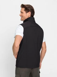 Witt Jerseyweste Softshell Weste Schwarz/Dunkelgrau