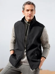 Witt Jerseyweste Softshell Weste Schwarz/Dunkelgrau