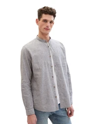 TOM TAILOR Langarmhemd blau