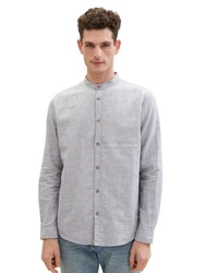 TOM TAILOR Langarmhemd blau