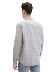TOM TAILOR Langarmhemd blau
