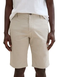 TOM TAILOR Bermudas Weiß/Beige/Khaki/Creme
