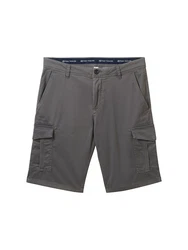 TOM TAILOR Cargoshorts Bermudas Mid Waist 7365 Grau/Dunkelgrau/Schwarz