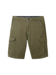 TOM TAILOR Cargoshorts Bermudas Mid Waist 7365 Oliv