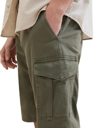 TOM TAILOR Cargoshorts Bermudas Mid Waist 7365 Oliv