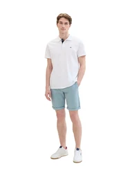 TOM TAILOR Bermudas mit Paspeltasche Hellblau/Weiß/Blau/Creme/Grau