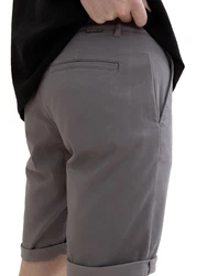 TOM TAILOR Bermudas mit Paspeltasche Grau/Dunkelgrau/Hellblau/Grün