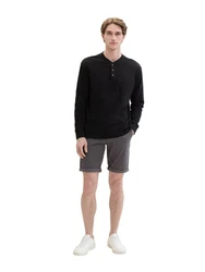 TOM TAILOR Bermudas mit Paspeltasche Grau/Dunkelgrau/Hellblau/Grün