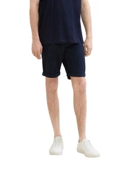 TOM TAILOR Bermudas mit Paspeltasche Dunkelblau/Hellblau/Blau