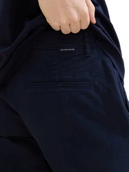 TOM TAILOR Bermudas mit Paspeltasche Dunkelblau/Hellblau/Blau