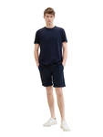 TOM TAILOR Bermudas mit Paspeltasche Dunkelblau/Hellblau/Blau