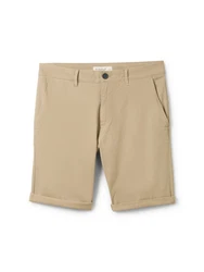 TOM TAILOR Bermudas mit Paspeltasche Khaki/Beige