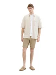 TOM TAILOR Bermudas mit Paspeltasche Khaki/Beige