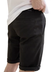 TOM TAILOR Bermudas mit Paspeltasche Weiß/Creme/Schwarz