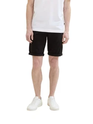 TOM TAILOR Bermudas mit Paspeltasche Weiß/Creme/Schwarz