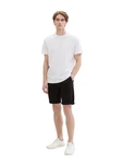 TOM TAILOR Bermudas mit Paspeltasche Weiß/Creme/Schwarz