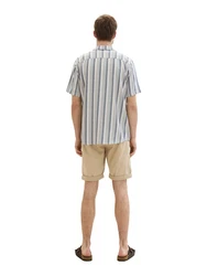 TOM TAILOR Bermudas Khaki/Beige/Dunkelblau/Grau/Weiß/Hellblau