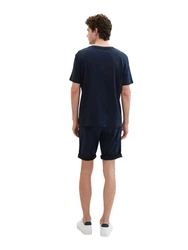 TOM TAILOR Bermudas Dunkelblau/Blau/Hellblau