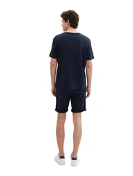 TOM TAILOR Bermudas Dunkelblau/Blau/Hellblau
