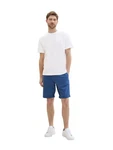TOM TAILOR Bermudas Weiß/Hellblau/Blau/Creme