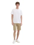 TOM TAILOR Bermudas Cargo Shorts Khaki/Weiß/Beige