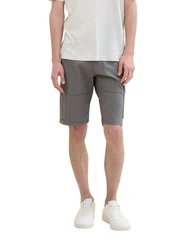 TOM TAILOR Bermudas Cargo Shorts Khaki/Grau/Weiß/Beige