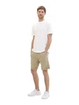 TOM TAILOR Bermudas mit Utility Details Khaki/Beige/Weiß