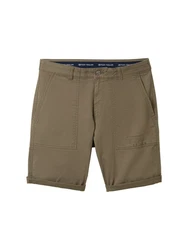 TOM TAILOR Bermudas mit Utility Details Khaki/Blau/Türkis/Hellblau/Grau/Dunkelgrün