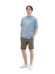 TOM TAILOR Bermudas mit Utility Details Khaki/Blau/Türkis/Hellblau/Grau/Dunkelgrün